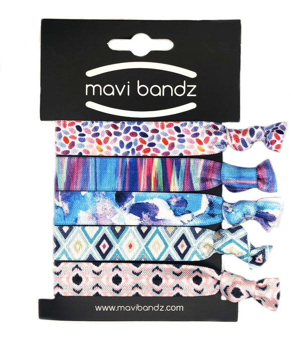 Mavi Bandz Knot Hair Ties - Cool Prints Hair Ties