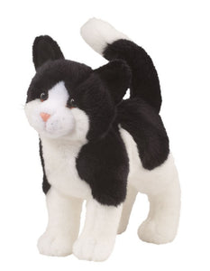 Douglas Scooter Black & White Cat 12"