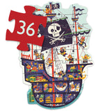 Djeco Giant Floor Puzzle 36 Piece: The Pirate Ship