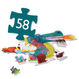 Djeco Giant Floor Puzzle 58 Piece: Leon the Dragon