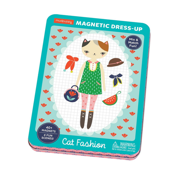 Mudpuppy Magnetic Dress-Up - Cat Fashion