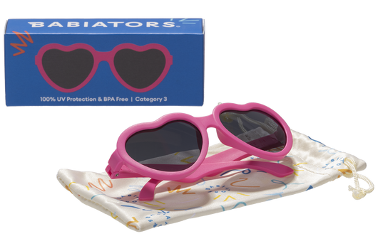 Babiators Sunglasses - Heart LTD - Paparazzi Pink main image 0