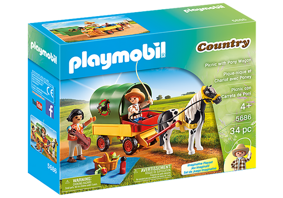 Playmobil Country: Picnic with Pony Wagon