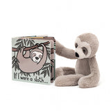 Jellycat Board Book If I Were A Sloth - Discontinued