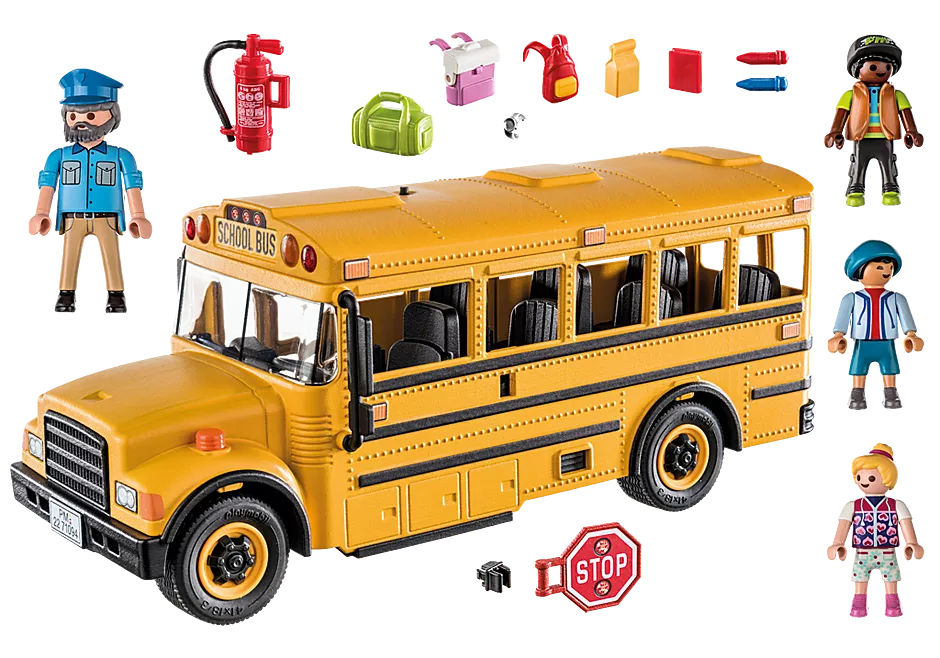 Playmobil City Life: School Bus 70983 Growing Tree Toys