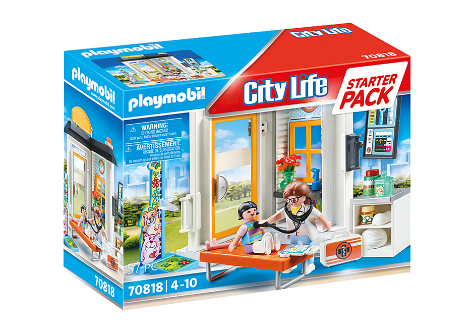 Indrømme eskalere Bliv sammenfiltret Playmobil City Life: Starter Pack Pediatrician – Growing Tree Toys