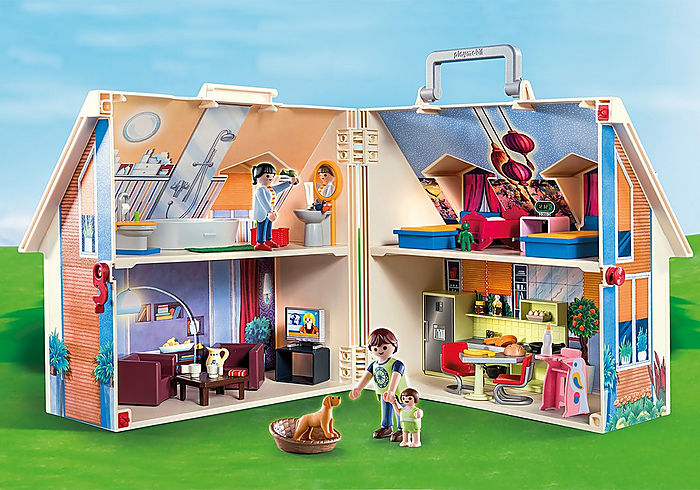 lure Lavet til at huske heroisk Playmobil Take Along Modern Dollhouse – Growing Tree Toys