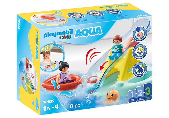 Playmobil 1.2.3 Aqua: Water Seesaw with Boat