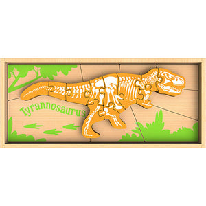 BeginAgain Dinosaur Skeleton Puzzle - T-Rex