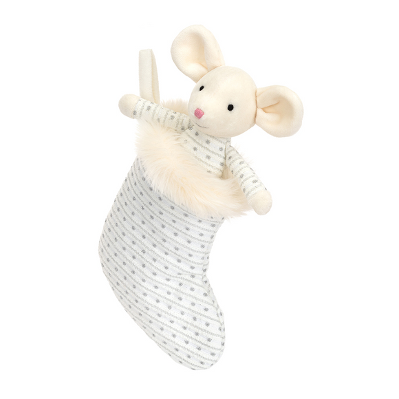 Jellycat Shimmer Stocking Mouse 8