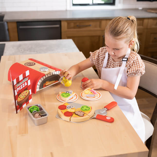 Fat Brain Toys Pretendables: Pizza Set – Growing Tree Toys