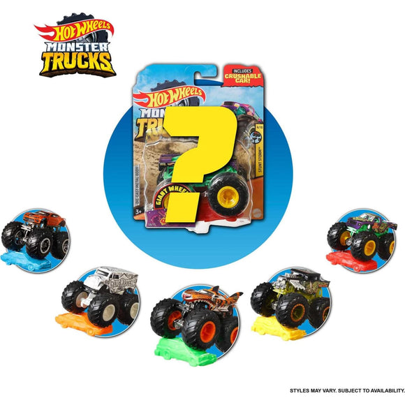 Hot Wheels® Monster Truck with Crushed Car