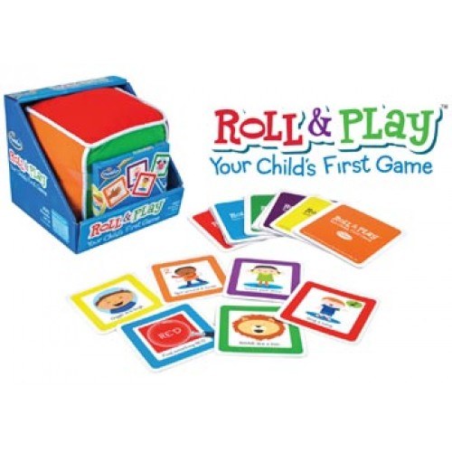  Think Fun Roll and Play - Your Child's First Game! Award  Winning and Fun Toddler Toy for Parents and Kids 18 Months and Older,  Multicolor : Toys & Games
