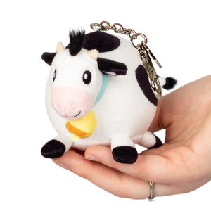 Squishable® Micro Keychain: Cow 3"