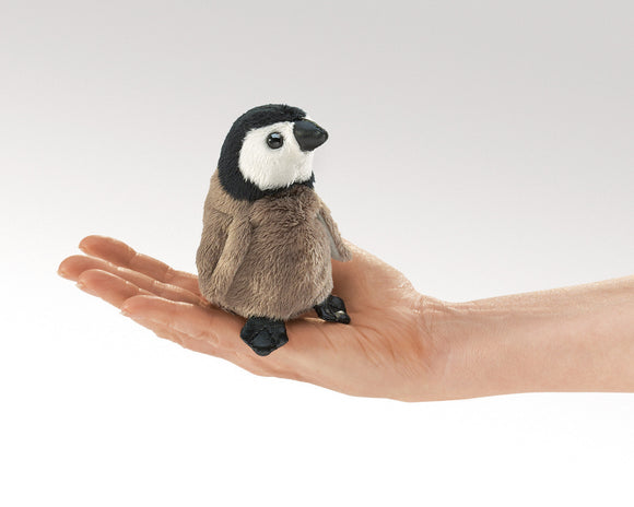 Folkmanis® Finger Puppet: Mini Baby Emperor Penguin