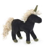 Folkmanis® Finger Puppet: Mini Black Unicorn