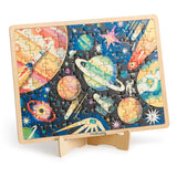 Mudpuppy 100 Piece Wood Puzzle & Display - Space Mission