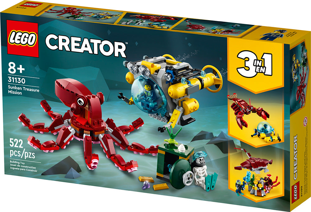 Lego Creator 31130 Sunken Treasure