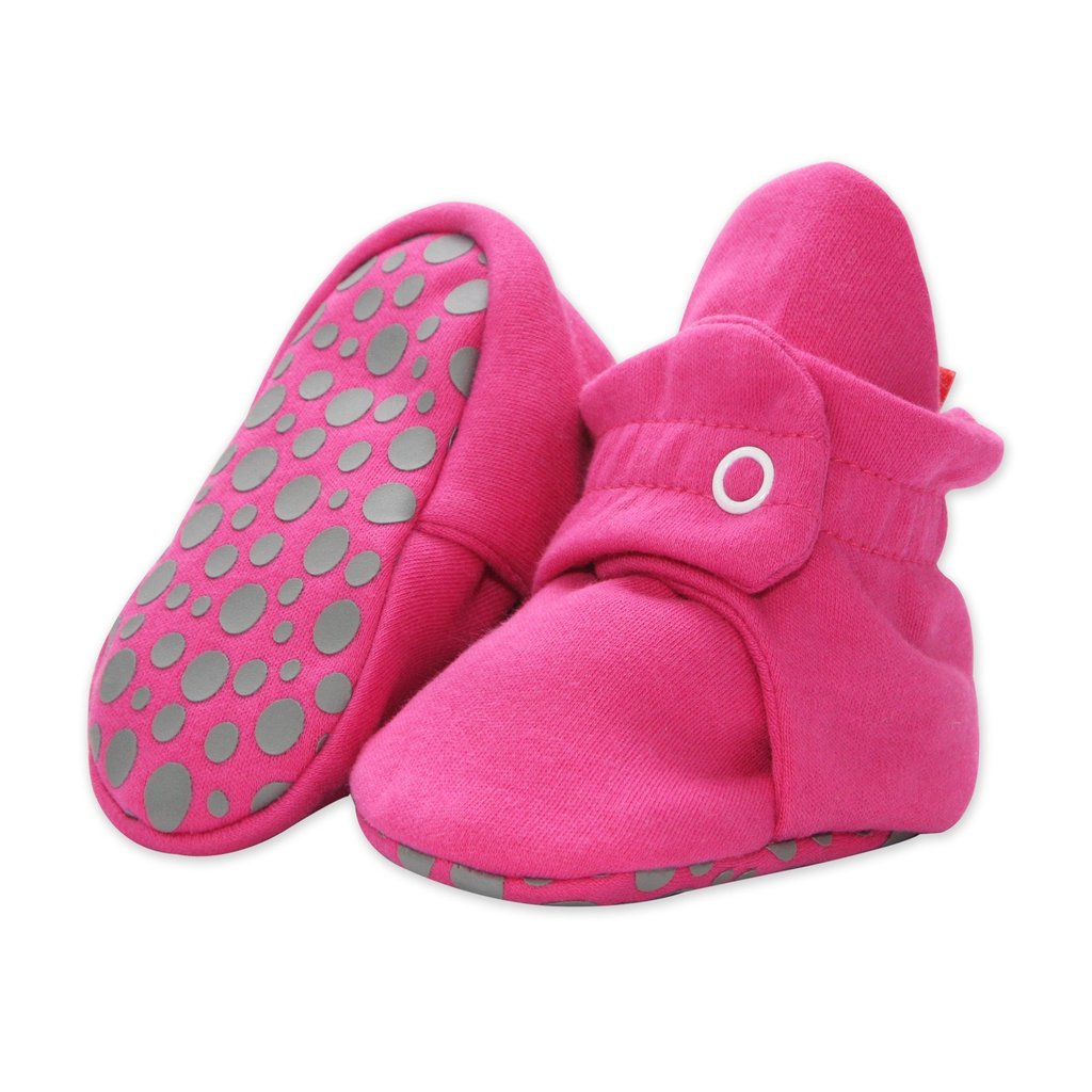 Zutano Cotton Gripper Baby Bootie Fuchsia Retired – Growing Tree