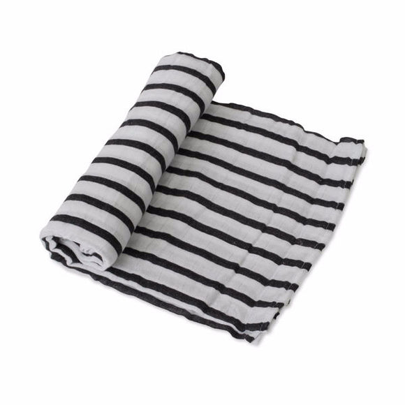 Little Unicorn® Cotton Muslin Swaddle Blanket: Brenton Stripes