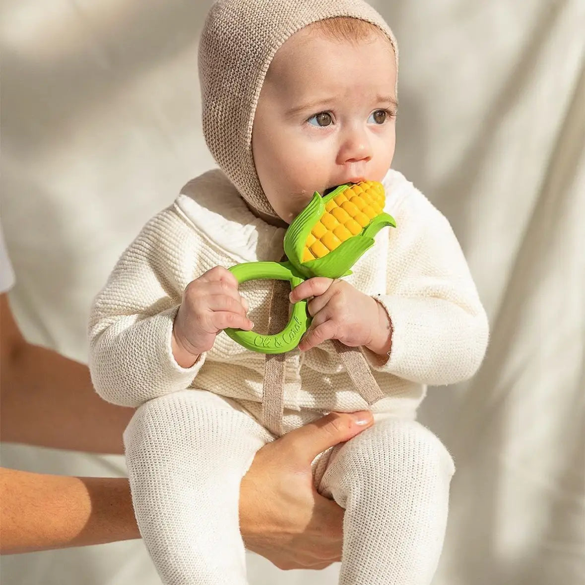 Oli & Carol Rattle Toy: Corn – Growing Tree Toys