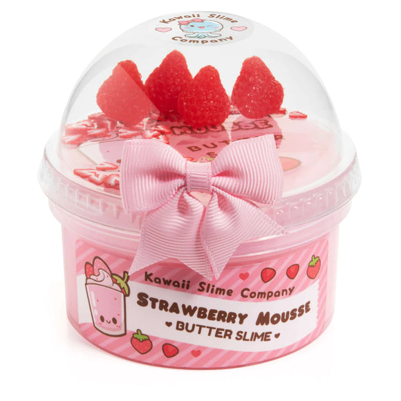 Kawaii Slime: Strawberry Butter Mousse Fluffy Butter Slime