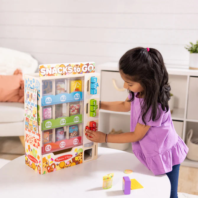 Melissa & Doug® Sort, Stock, Select Wooden Vending Machine Play Melissa & Doug® Sort, Stock, Select Wooden Vending Machine Play