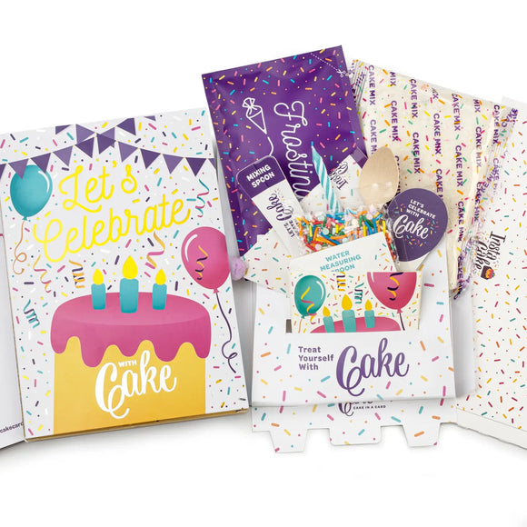 InstaCake: Cake Card - Let's Celebrate (Vanilla)