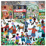 eeBoo 1000 Piece Puzzle Christmas in the Square