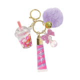 Lip Gloss with Key Chain: Boba
