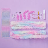Bright Stripes DIY Chenille Cuties - Unicorns