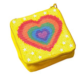 Mavi Needlepoint Bag Kit: Heart