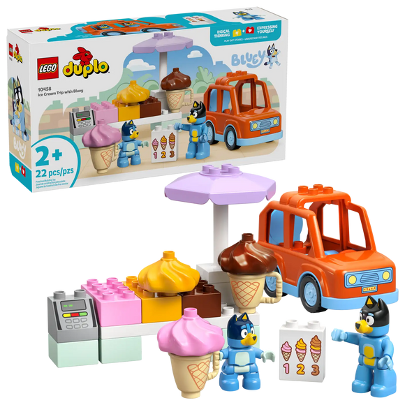 LEGO® DUPLO® Ice Cream Trip with Bluey 10458