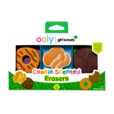 OOLY x Girl Scouts: Cookie Scented Erasers (Set of 3)