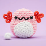 The Woobles® Strawberry the Axolotl