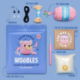The Woobles® Walter the Bear Pink