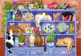 Ravensburger Puzzle 200 Piece Cats on Shelf