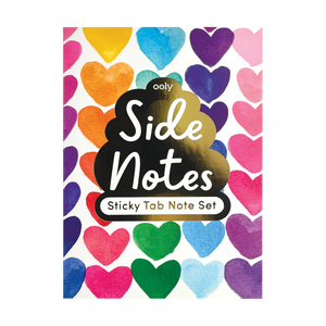Ooly Sticky Tab Note Set - Rainbow Hearts