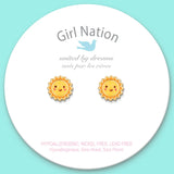 Girl Nation Sunny Day Cutie Stud Earrings