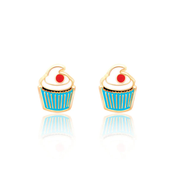 Girl Nation Classic Cupcake Cutie Stud Earrings