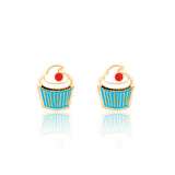 Girl Nation Classic Cupcake Cutie Stud Earrings
