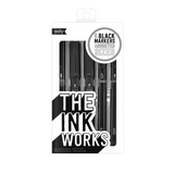 Ooly® The Ink Works: Assorted Black Markers (Set of 5)