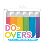Ooly Do-Overs: Erasable Highlighters (Set of 6)