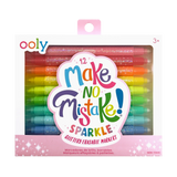 Ooly Make no Mistake!: Glittery Erasable Markers (Set of 12)