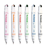 Ooly Seriously: On A Roll - Fine Tip & Roller Stamp Tip Markers (Set of 6)