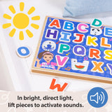 Melissa & Doug® Ms. Rachel™ Wooden Phonics Alphabet Sound Puzzle - 24 Pieces