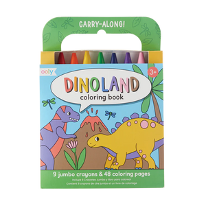 Ooly Carry-Along Coloring Book - Dinoland