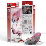 EUGY Cardboard Model Kit: Axolotl