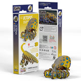 EUGY Cardboard Model Kit: Octopus