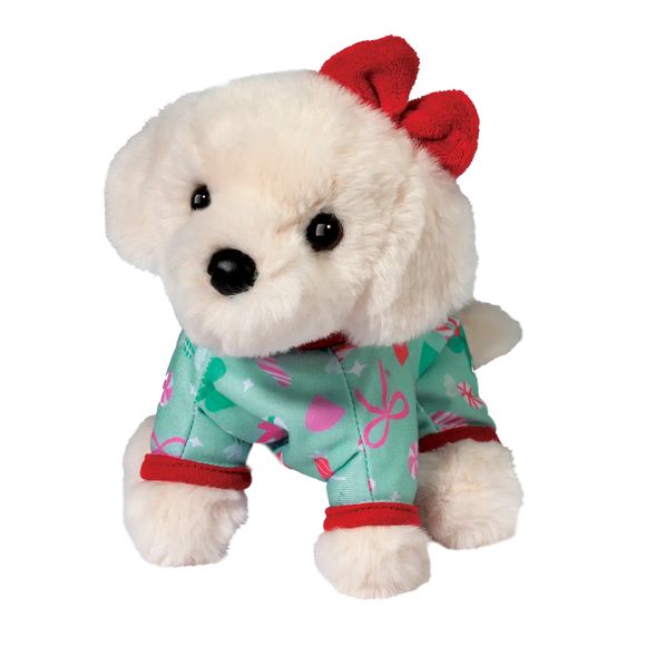 Douglas Holiday White Lab in PJ's